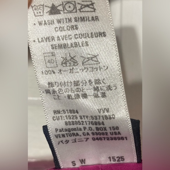 Patagonia Fushia Sleeveless Dress, Size S, 100% Organic Cotton, Pockets - Picture 5 of 5